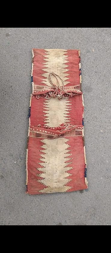 Kilim tipli qoşaq çanta (yolçu/heyvan yük çantası) - Material: əl — 1