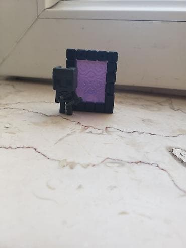 sederek oyuncaq: Minecraft temalı mini fiqur dəsti - Mövzu: Nether portalı və Wither — 1