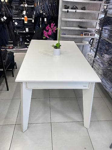 Qonaq masası, İşlənmiş, Açılmayan, MDF, Dördbucaq masa — 4