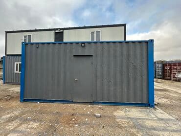 anbar üçün konteyner: Konteyner tipli sanitar qovşaq – tam hazır modul - Metal karkaslı — 5