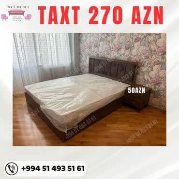 Yeni, İkinəfərlik çarpayı, Bazasız, Matras ilə, Siyirməsiz, Azərbaycan lalafo.az -da Yeni, İkinəfərlik çarpayı, Bazasız, Matras ilə, Siyirməsiz, Azərbaycan