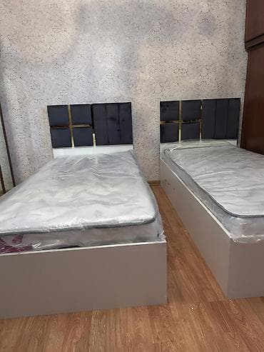 Yeni, Təknəfərlik çarpayı, Bazalı, Matras ilə, Siyirməsiz — 2