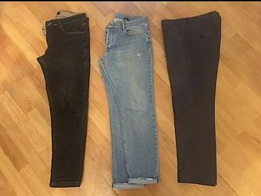 geyim desti: Kişi şalvarları – müxtəlif modellər və rənglər – Material: əsasən — 1