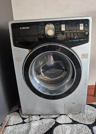 gündelik maşınlar: Samsung önyükləməli paltaryuyan maşın – EcoBubble texnologiyası, 6 kq — 1