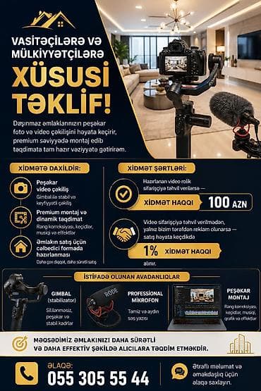 reklamlar: 🏡 Vasitəçilərə və Mülkiyyətçilərə Xüsusi Təklif! Daşınmaz — 1