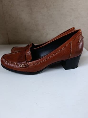 ayaggabı: ECCO qadın loaferləri deri xaricden alinib 1 defe geyilib - Model — 2