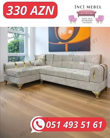 xonca aksesuarları: Künc divan, Yeni, Açılan, Bazalı, Parça, Şəhərdaxili pulsuz çatdırılma — 1