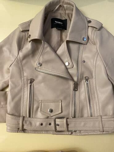 zara xs: Dəri kurtka, Stradivarius, XS — 10