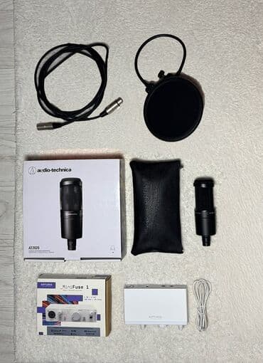 Studiyaya uyğun səs yazı dəsti – ideal vəziyyətdə! Cəmi 2–3 dəfə