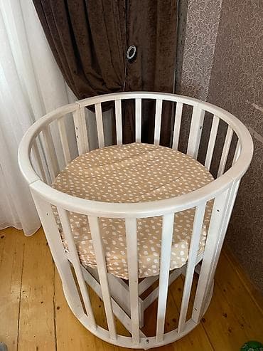 Oğlan və qız üçün, Yumru, Beşik, Dəstsiz, Matras ilə, Yellənmə mexanizm ilə