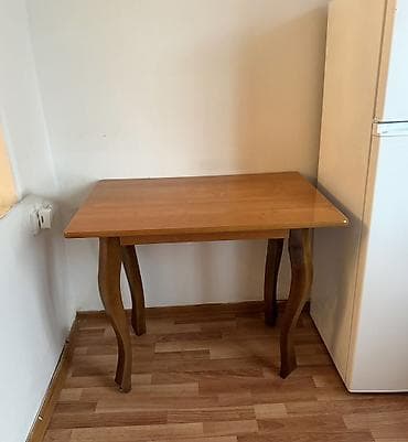 hamam vanasl: Mətbəx masası, İşlənmiş, Açılmayan, Taxta, Dördbucaq masa — 1