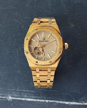 saatlarin alişi ve satişi: Qol saatı, Audermars Piguet, rəng - Qızılı — 2