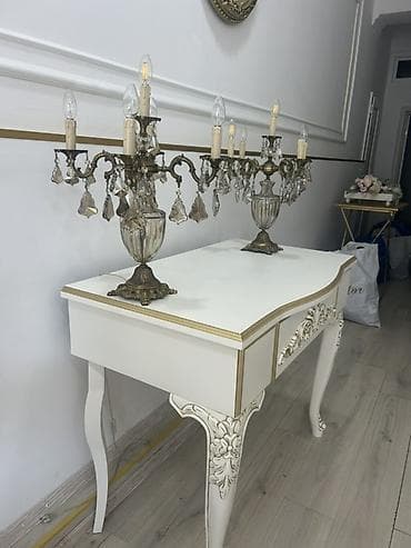 şamdan al: Klassik masa, Açılmayan, Taxta — 2