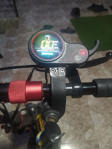 Velosipedlər: Elektrik skuter – oturacaqlı, işıqlı, güclü model - Güclü ön far və — 3