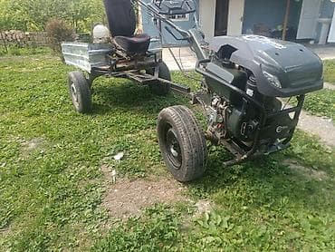 kia servis: Motoblok əsasında hazırlanmış mini-traktor/arabali yük daşıyıcı - — 3