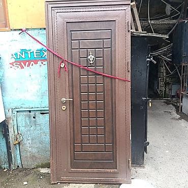 qapi: - Məhsul: Dəmir giriş qapısı - Material: Polad/metal karkas, dəmir — 1