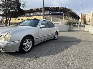 atrabotnu yağ: Mercedes-Benz E‑Class W210 Avantgarde, gümüşü rəng. Avadanlıq və — 8