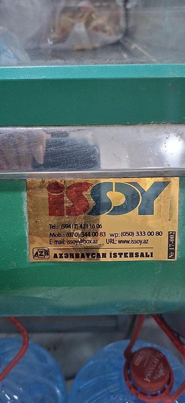 Kassa avadanlığı: İSSOY markalı soyuducu vitrin – Azərbaycan istehsalı - Tip — 2