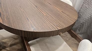 odun dogruyan: Qonaq otağı üçün, Açılmayan, Oval masa, 6 stul — 2