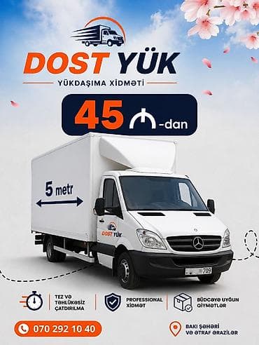 pitminutka daşı: Dost Yük – peşəkar yükdaşıma və usta xidməti Xidmət istiqamətləri: - — 7