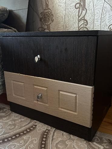 ucuz skaf: 2 təknəfərlik çarpayı, Dolab, Termo, 2 tumba, Azərbaycan, İşlənmiş — 2