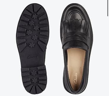 Лоферы женские Clarks Orinoco2Loafer 26161665 черные 255 см Обувались — 2