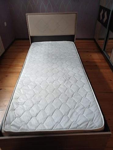 tek kiravatlar: Təknəfərlik çarpayı, Matras ilə — 2