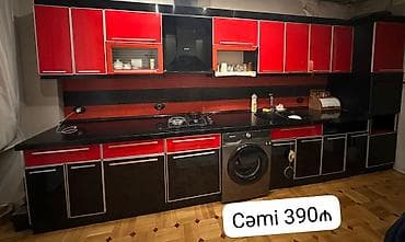 ehtiyaci olana verilir: F99Mətbəx mebeli satılır 390₼. Üzərində qaz və moyka verilir. Üzəri — 1