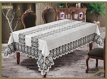 süfreler: Yeni rəng - Bej Məxmər Süfrə — 5