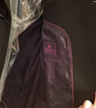 Paltolar: Kişi palto – ELATUS (Made in Azerbaijan) - Klassik tərzdə tünd rəngli — 2