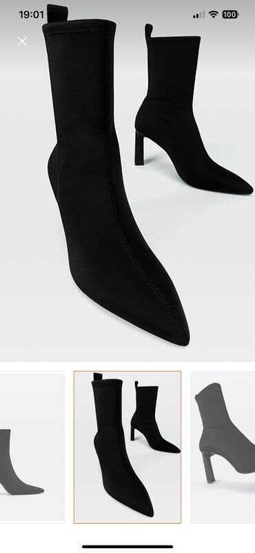 Ölçü: 38, rəng - Qara, Yeni