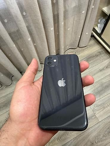 IPhone 11, 64 GB, Qara, Face ID