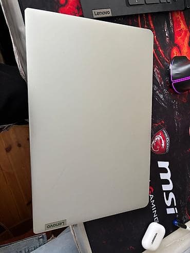 Lenovo noutbuk – zərif gümüşü korpus, 15.6" ekran Texniki