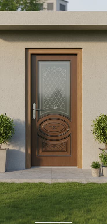 şüşə qapi: Для квартиры Новый Входная дверь С замком, Бесплатная доставка — 1