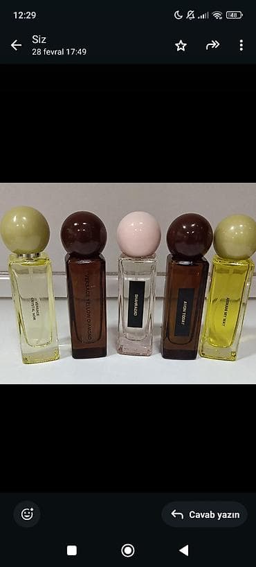 signora diamond: Məhsul: Qadın və uniseks ətirlərinin seçməsi Təsvir: - Müxtəlif — 4