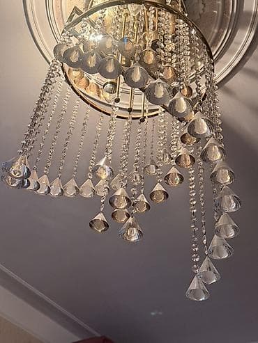 selale: Çılçıraq, 6 lampa, Xrustal — 9