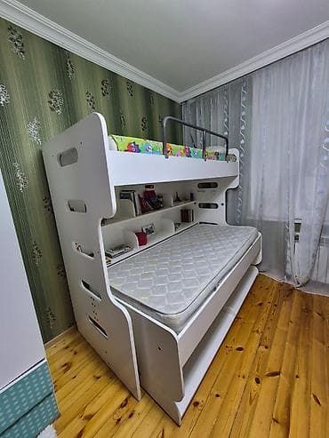 körpü mebel: 2 mertebeli alt hisse 2 neferlik yazi masasi olan çarpayi tecili — 3