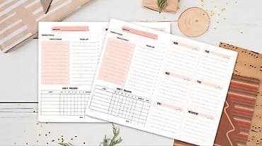 defter uzu numuneleri: Həftəlik və gündəlik planlarınızı unutmamaq üçün qeyd — 3