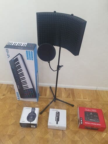 Ev studiyası üçün tam set Kredit var Tərkib: - Alesis V49 MIDI