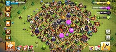 74 level Clash of clans hesabı. Belediye 10 level. Divarlar fulldu