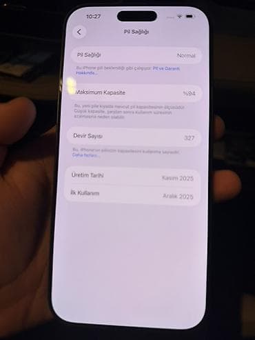 data modem: IPhone 17 Pro Max, 256 GB, Göy — 3
