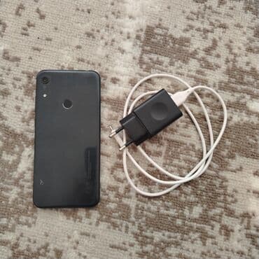 berde telefonlar: Honor 8A 2020, 64 GB, rəng - Qara, Barmaq izi — 3