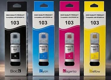 3 birinde printer: Premium Ink kraskalar – müxtəlif printer seriyaları üçün uyğun rəngli — 4