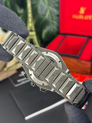 qolbaq şəkilləri: Yeni, Qol saatı, Hublot, rəng - Ağ — 6