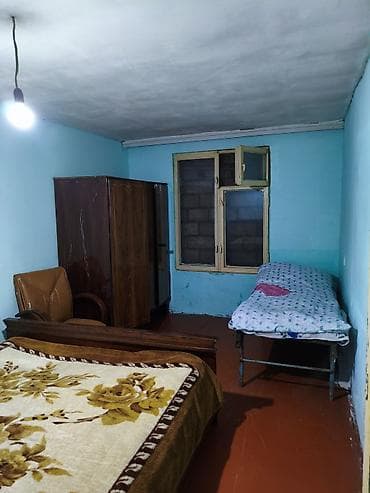mini evler: Kirayə verilən 2 otaqlı həyət evi - Plan: bir yataq otağı və geniş — 1