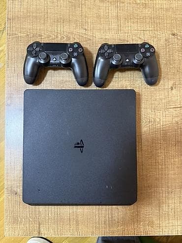 redmi pad 7: PlayStation 4 Slim oyun konsolu + 2 ədəd DualShock 4 pultu — 1
