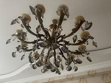 lüstra: Çılçıraq, 10 və daha çox lampa, Metal — 2