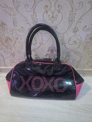 İdman alətləri: Qara-çəhrayı “XOXO” çantası - Model: qoltuqaltı/handbag tipli, iki — 1