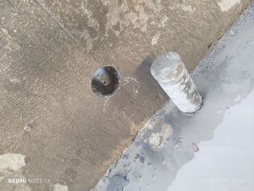 malyar işi: Səssiz tozsuz səliqəli kəsim. Beton katlavan monolit kubik — 8