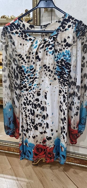 Qadın bluz/tunika - Model: uzunqol, sərbəst kəsim - Parça: nazik